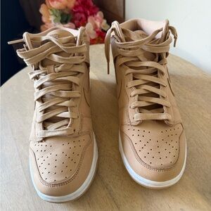 Womens Nike Dunk High Premium 'Vachetta Tan'